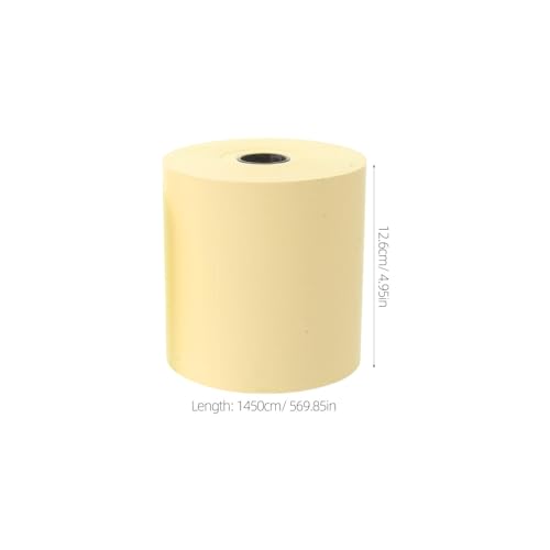 Papel térmico amarillo para evitar errores de lectura con impresión clara 2
