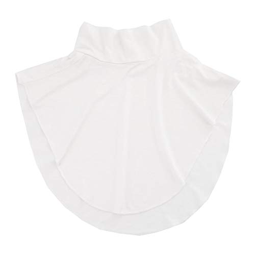 oshhni 4 Peças Lady Solid Modal Faux Gola Gola Musselina Hijab Colarinho