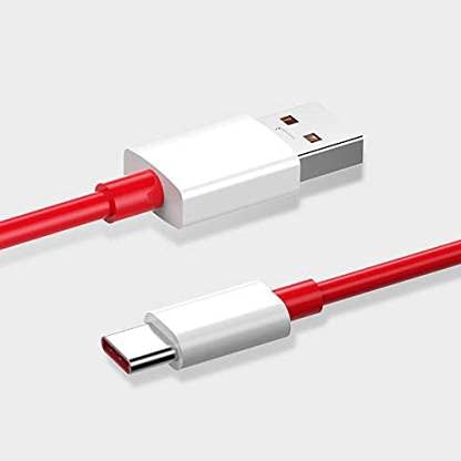 Image of KOTSUN 45 WATT Dash Charger for Compatible for OnePlus 3,3T,5,5T,6,6T,7,8,8pro,Nord,7 Pro,7T,7T Pro, 9, 9R, 9 Pro, CE with Type C Dash Charging Cable(RED Data Cable) (DASH-CHARGER-00A-4)
