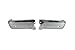 BUMPERS THAT DELIVER - Chrome, Steel Pair of Left & Right Rear Bumper End Caps for 2009-2014 Ford F-150 Pickup w/Park Assist 09-14, FO1102372