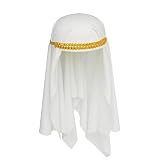 LIOOBO Bonnet for Men Caps Hats Halloween Party Decorations Ornaments Suits Arabic Cap Arabian Hat Costume Accessories Middle East Man Set