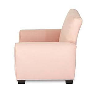 Generic Kids Personalized Chair, Personalized Kids Upholstered Rocking Chair, Toddler Chair with Personalized Name, Comfy Kids Armchair, Kids Chair with Personalization (Blush Suede, Legs), KC100L-PN Generic Kids Personalized Chair Personalized Kids Upholstered Rocking Chair Toddler Chair with Personalized Name Comfy Kids Armchair Kids Chair with Personalization Blush Suede Legs KC100L PN
