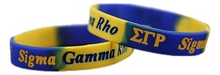 Sigma Gamma Rho Silicone Bracelet