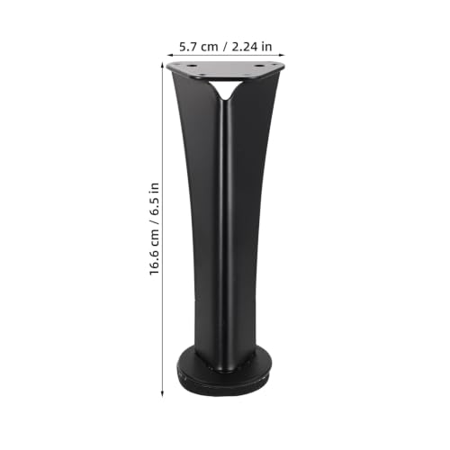 Mipcase 4 szt. podnóżków do manicure i pedicure, czarne