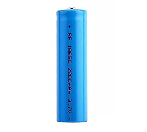 Batería Recargable 2200mAh Alta Capacidad 3.7V Li Ion Batería ICR 1200 Ciclos Larga Vida para Linterna LED,4 Piezas