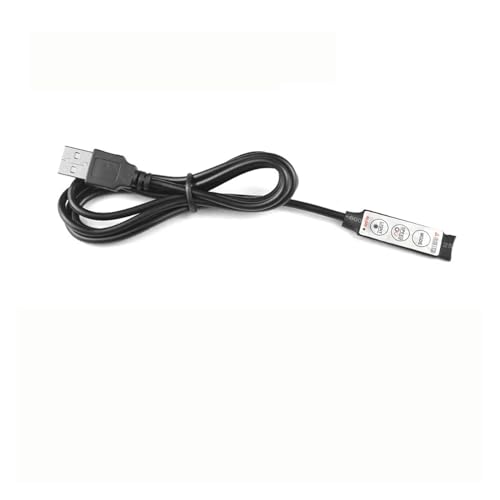 Contrôleur USB LED RVB avec mini variateur DC 5V et télécommande - 2
