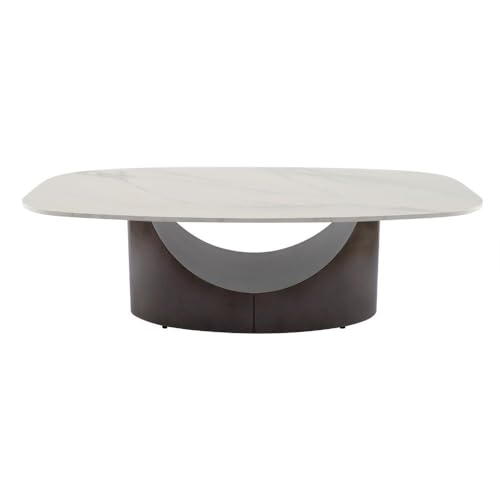 Image of Wakefit Center Table | 1 Yr Warranty | Coffee Table for Living Room Wooden, Tea Table for Living Room Wooden, Sofa Table, Free Installation from Brand, Modern Multi-Functional & Wobble-Free(Colmbian)
