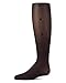 MeMoi Girls Micro-Net Fashion Tights with Knit-In Heart Design Black 12-14