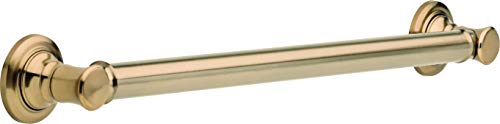 Delta 41624-CZ Traditional 24-Inch Grab Bar with Concealed Mounting, Champagne Bronze