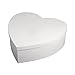 Rayher 67293102 Pappmach&eacute; Box Herz, FSC Rec.100%, 30cm &oslash;, 10cm, wei&szlig;