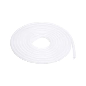 TEN-HIGH Flexible Silicone Tube, 19mm ID x 25mm OD, Wall Thickness 3mm, Water Air Hose Pipe 2 Meter