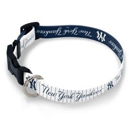 Collier New York Yankees pour les balades et parcs de chiens citadins