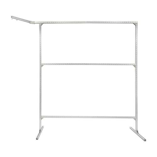 59.84*59.84in Rug Tufting Frame, Aluminum Alloy Metal Tufting Frame for Rug Making Primary Tufting Cloth Stand, Adjustable Tufting Fabric Rug Tufting Kit Frame for Tufting Supplies, Tapestry Making