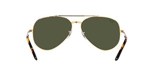 Image of Ray-Ban Unisex Rb3625 New Aviator Aviator Sunglasses