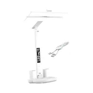 MERISHOPP?Reading Lamp Eye Caring Stand Light Adjustable Decor Multifunction Desk Lamp Clock|Home & Garden | Lamps, Lighting & Ceiling Fans | Lamps|1 Table Lamp with Pen Holder1 USB Cable1 Manual