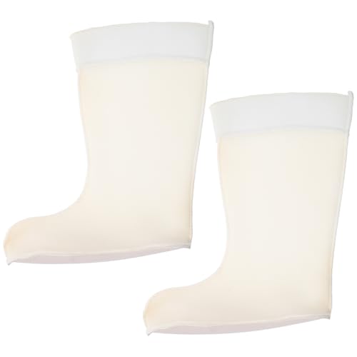 TOVINANNA Calcetines Térmicos para Botas de Lluvia para Hombre Forros Aislantes de Media Caña Algodón Sintético Antideslizantes y Desmontables para Senderismo Invierno y Nieve Talla