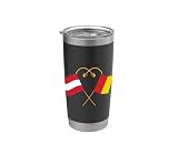 Österreich Flagge Guinea-Bissau Flagge Doppelwandiger Edelstahl-Thermobecher