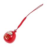 Simbolismo tradicional: la campana representa la buena suerte y las bendiciones, convirtiéndola en un regalo ideal para cualquier ocasión. colgante de llave darumae, accesorios de campana