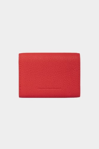 Image of grande 3639 Card Cases, Red, 4.13*3.15*0.60, Leather Card Holder With Magnetic Closure, Small Women Accordion Wallet