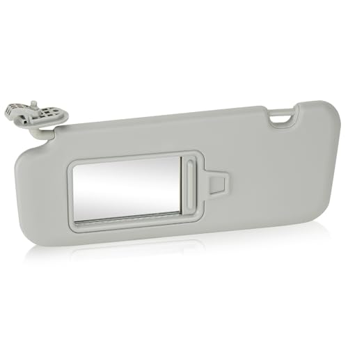 Gray Left Driver Side Sun Visor Replacement Compatible with 2017 2018 2019 Hyundai Elantra Replace 85210F2100TTX