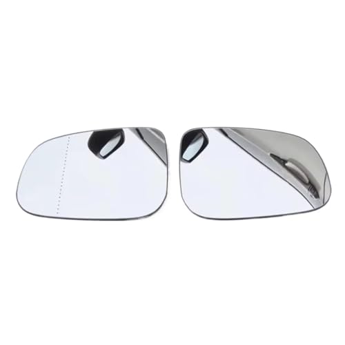 車の外装のバックミラーガラス Compatible With Volvo For V40 2012-2019 For V60 2012-2018 対応 車側外装バックミラーガラス反射レンズ 電熱式(Pair)