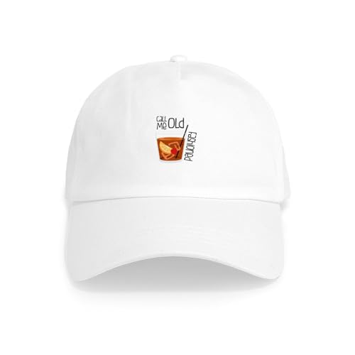 CafePress Call Me Old Fashioned Unique Adjustable Baseball Hat White