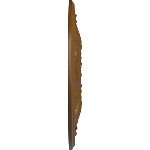 Image of Ekena Millwork CM22BOSTF 22 5 /8 OD x 1 3 /4 P Bordeaux Ceiling Medallion (fits Canopies up to 3 1 /4), Hand-Painted, Smokey Topaz