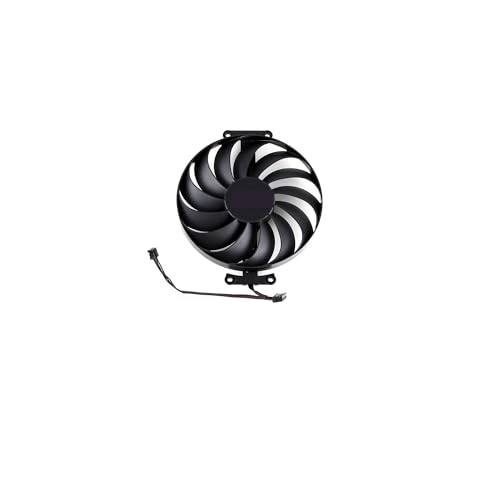 LIYANYG 95MM CF1010U12D für Lüfter für ASUS für Radeon RX 6950 6900 6800 6700 XT TUF OC für Gaming Grafikkarte CF1010U12S FDC10U12S9-C(Black B-Fan CF1010)