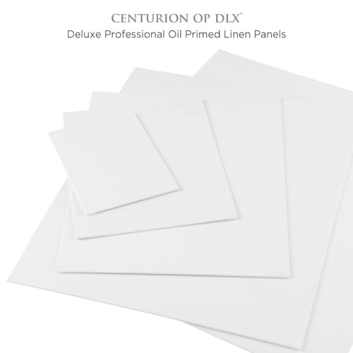 Centurion Deluxe Professional Oil Primed Linen Canvas Panels - 11x14-3 Pack of Linen Canvases for Painting, Artwork and More