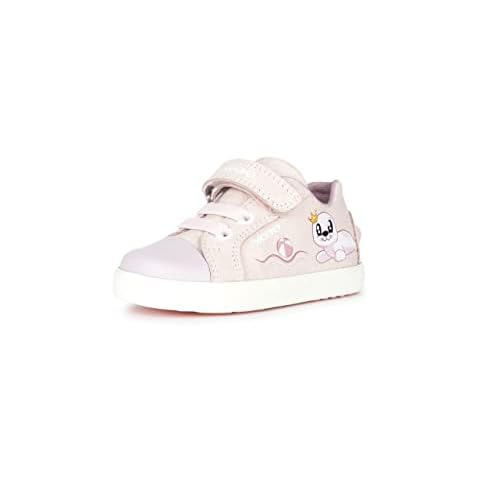 Geox Baby B Kilwi Girl Sneaker in Rose Cover