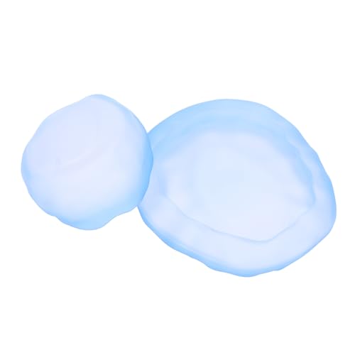 Lurrose ガラス製フェイシャルマスクボウル 高透明スキンケア調合容器 フェイスケア用 業務用サロン 家用エステオイル容器付き