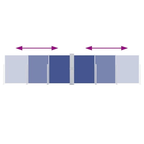 Store latéral extérieur bleu pour sécuriser votre balcon