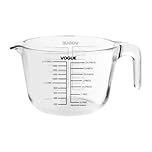 Vogue Glass Measuring Jug 2375ml - measuring Pitcher for Cooking, Baking, Dishwasher and Microwave Safe DP118