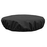 Einfaches, aber effektives Design der runden Feuerabdeckung mit 600D Oxford-Stoff (81,3 x 10,2 cm)