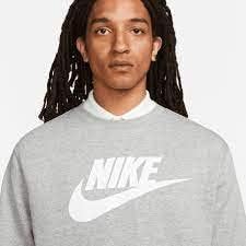 Nike Men's Club Graphic Fleece Crew - Image 2
