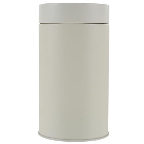 Adorainbow Multi-function Tea Canister with Airtight Sealing, Tinplate Material Storage Jar for Desktop Ornament and Food Storage, Simple Style Suitable for Kitchen and Dining Organisation