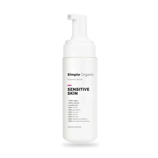 Espuma Facial Simple Organic Sensitive Skin (150ml)