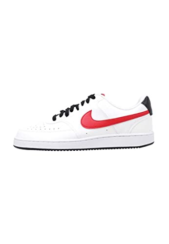 Image of Nike Court Vision LO NN-DH2987-102-8-SAIL /UNIVERSITY RED-Black-White