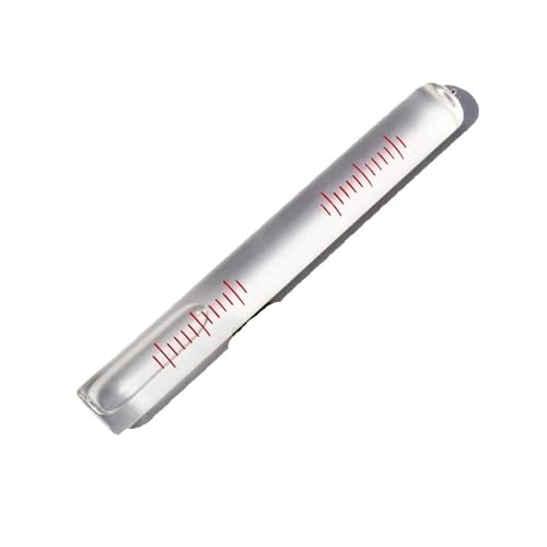 Niveau à bulle en verre de 0,02 mm/m de sensibilité pour un étalonnage parfait en laboratoire