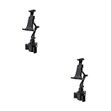 LckCryspho タブレットマウント for 4-12.9インチデバイス – カップホルダー対応 アンチスリップ設計 360度回転 車載用安定固定