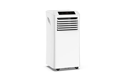 Climatiseur mobile 10000 BTU (2930 W) - 3 modes de fonctionnement : refroidissement, ventilation, déshumidification - Affichage LED - Minuterie 24h - Fonction « nuit » - Filtre amovible lavable Cover