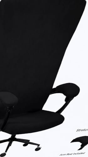 Image of Stretchable Office Chair Cover for Computer Chair Seat and Backrest