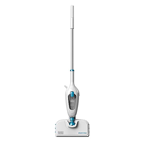 BLACK+DECKER Steam Mop for Hard Floor, White (HSM13E1)