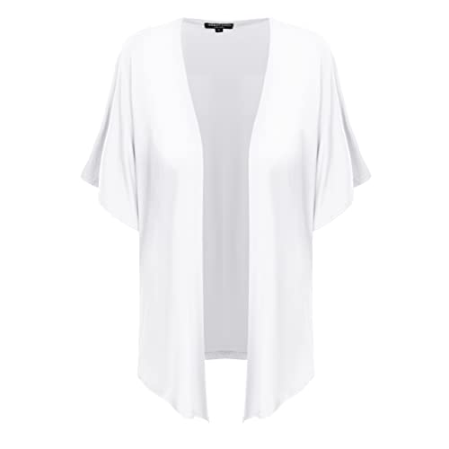 Urban CoCo Women's Lightweight Short Sleeve Kimono Cardigan Casual Cover Ups2
