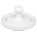 HIC Flying Saucer Mortar and Pestle Grinder, Porcelain, White