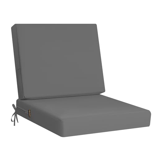 idee-home Outdoor Chair Cushions for Patio Furniture, Outdoor Seat Cushion