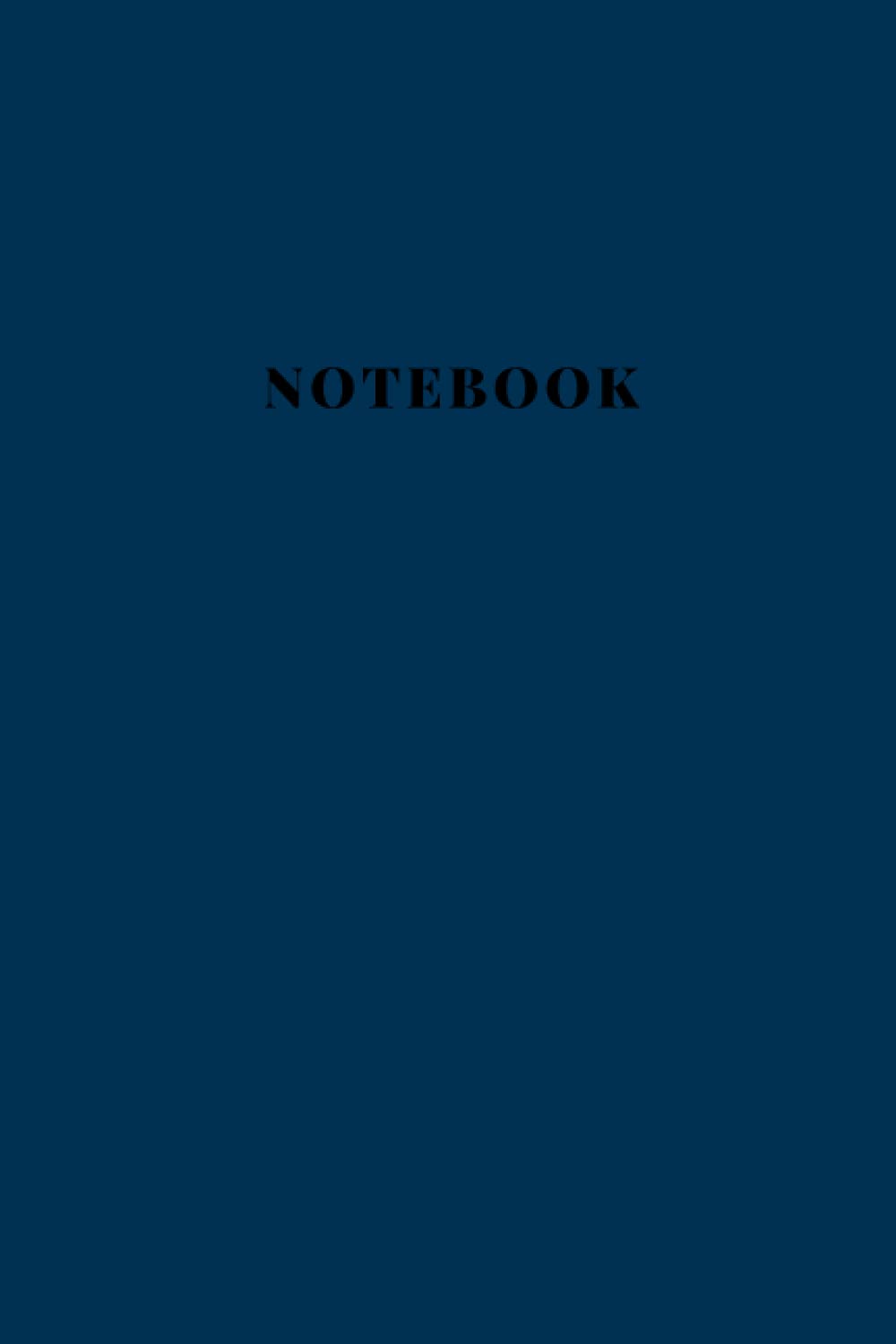 Prussian blue Diary | Journal | Notebook 141 Pages (6" x 9 "): Printed 141 unruled pages paperback notebook