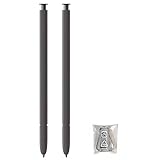 2Pcs S24 Ultra S Pen Replacement for Samsung Galaxy S24 Ultra All Versions Stylus Touch S Pen (Without Bluetooth) with Tips (Black)