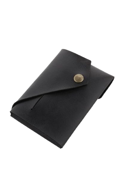 Front Pocket Magic Men's Wallet | PDF & SVG Slim Wallet Template | Card Holder & Coin Pocket | Printable & Laser Cut Files for DIY Wallet Making (Black)