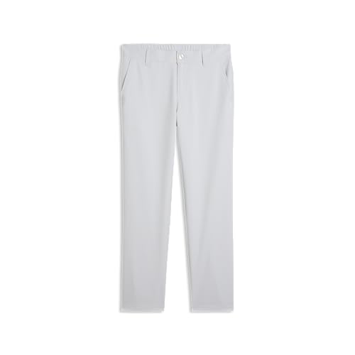 PUMA Boys Golf Pants, Platino Gray, XS